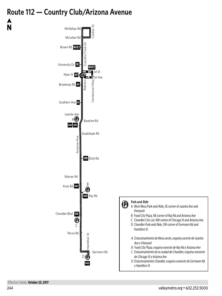 112 Bus Schedule & Map | PDF