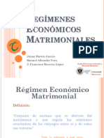 Ppp. Regimenes Economicos Matrimoniales