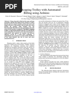 Smart Shopping Trolley With Automated Billing Using Arduino