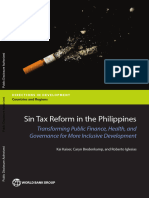 Sin Tax Reform in The Philippines: Transforming Public Finance, Health, and Governance For More Inclusive Development