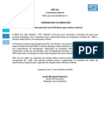 WEG Firma Parceria Com Petrobras para Eólica Onshore