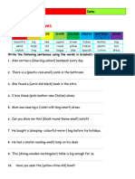 Adjective Order Practice Worksheet