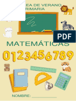 Tarea Matemáticas Verano 2º