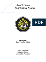 Rangkuman Materi Pendaftaran Tanah