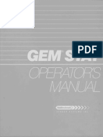 Gem - Stat Blood Analyzer Operator's Manual