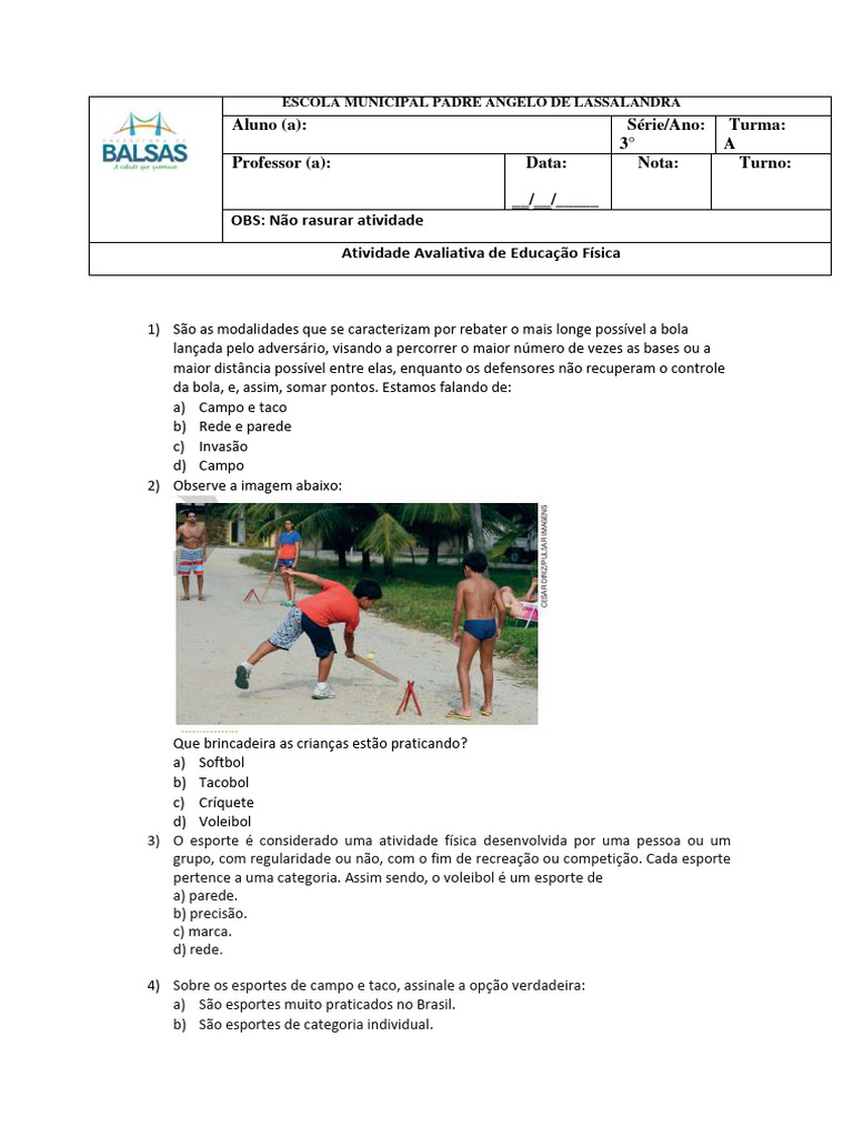 Avaliação e Treinamento da Coordenação Motora nos Jogos Esportivos  Coletivos: à exemplo do Voleibol - TECOBOL-Vb