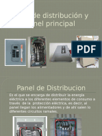 Panel de Distribución y Panel Principal