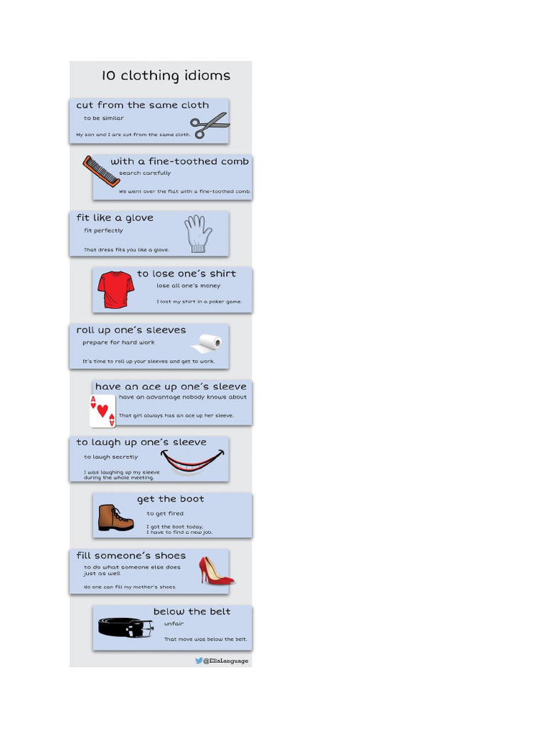 Nyts Most Popular Clothing Idiom Master It Today - plnabza