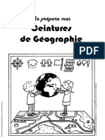 Ceintures de Geographie Document Pour Reviser