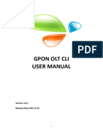 GPON OLT CLI User Manual - V2.2