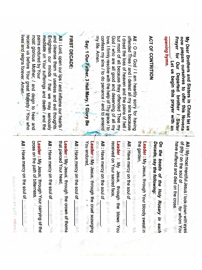 Death Prayer | PDF