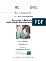 Green Care in Agriculture: Health Effects, Economics and Policies