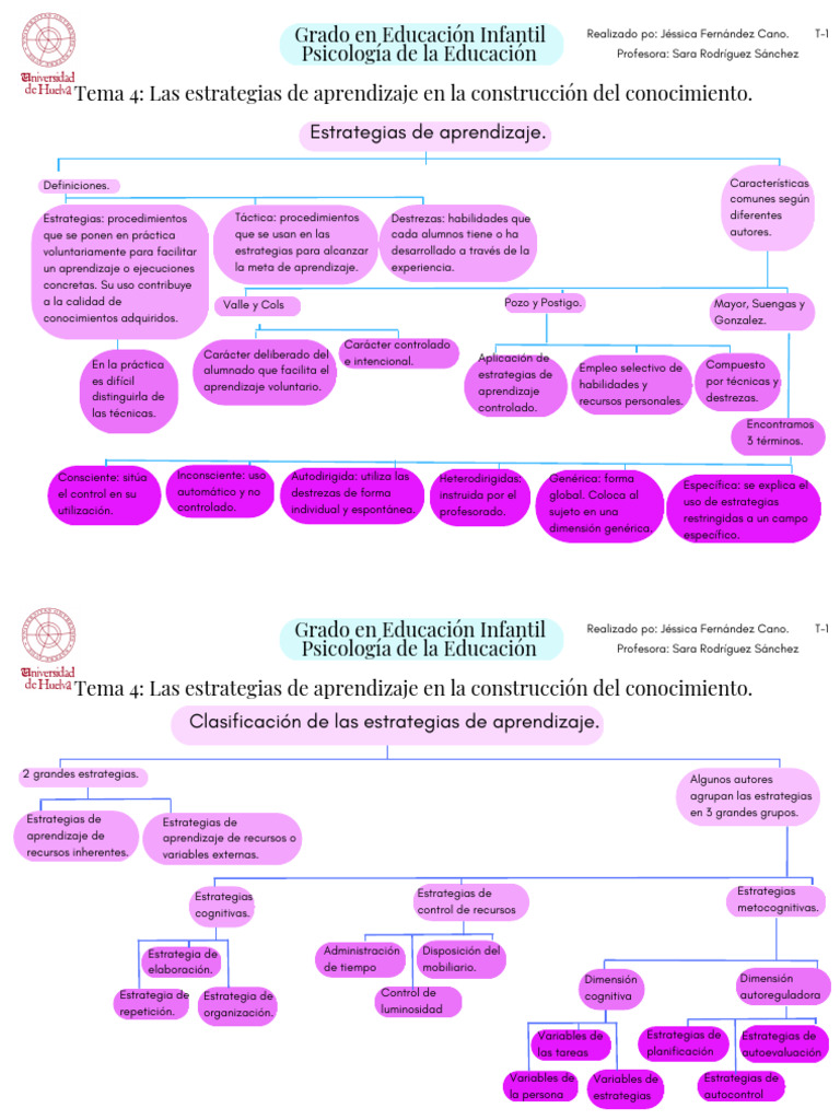 Las Estrategias de Aprendizaje en La Construcción Del Conocimiento ...