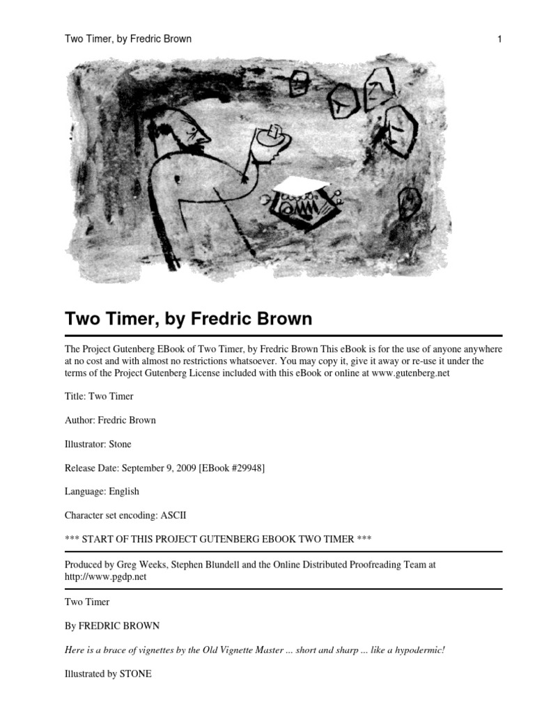 Two Timer PDF Project Gutenberg Public Domain