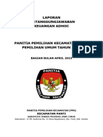 PPK Kecamatan Panti - SPJ April