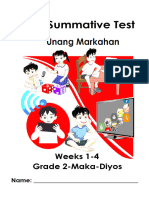 SUMMATIVE TESTS WEEK 1 4 1st PDF