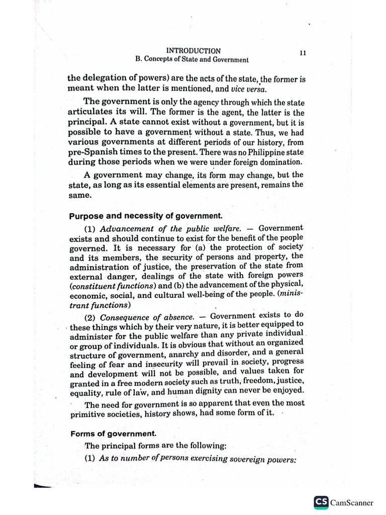 Forms of Government PDF