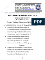 Tata Ibadah Pagi 1 & 2 26 Februari 2023