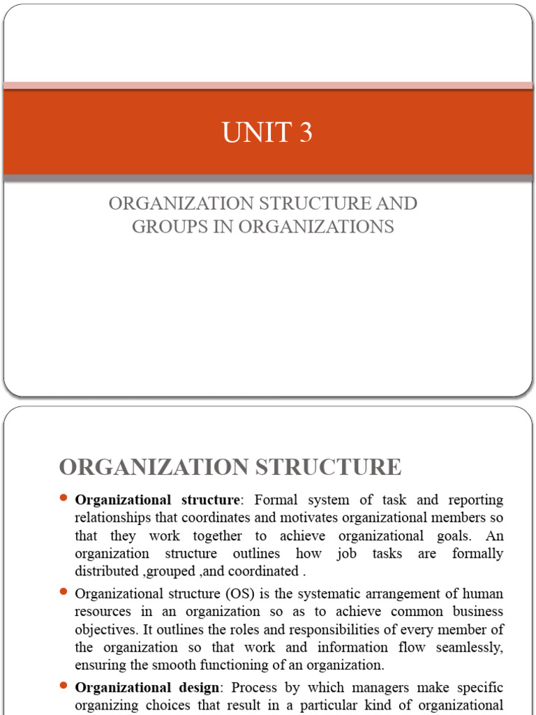 Unit 3 Ob | PDF | Organizational Structure | Leadership