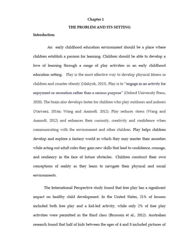 Parents' Views on Play in Child Development | PDF | Learning | Early ...
