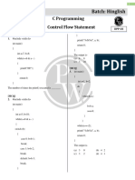 5control Flow Statements - DPP 03 (Of Lec 04)