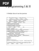 MCQ For C-1-13