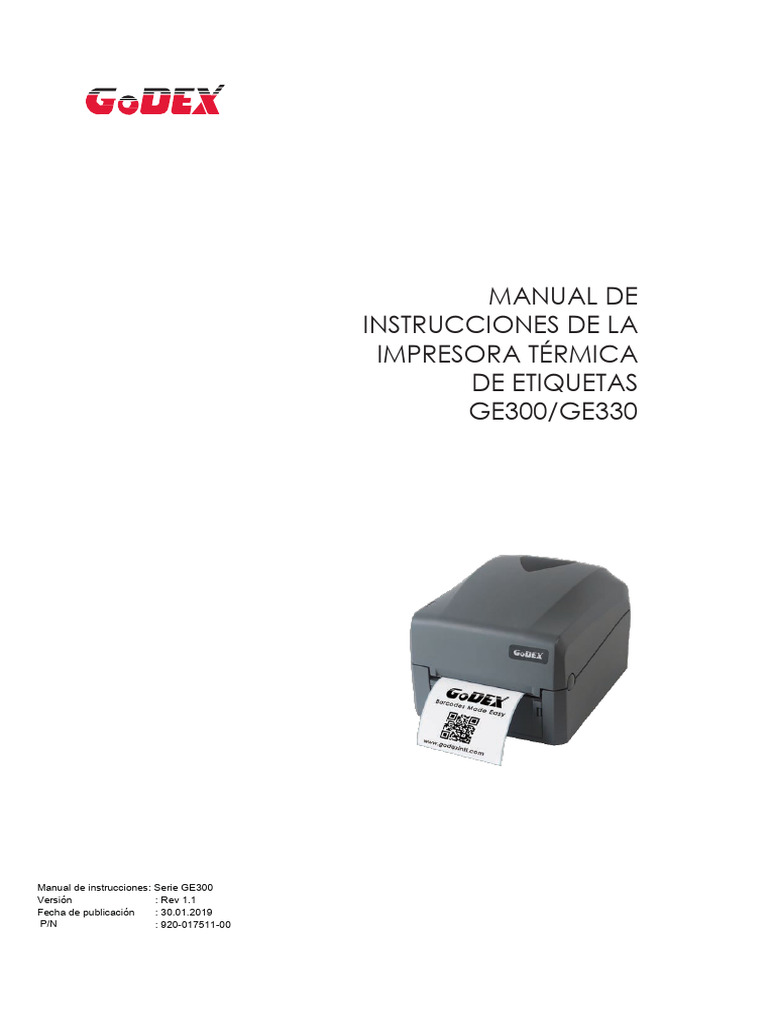 Ge300-Um Es | PDF | Impresora (Computación) | Dirección IP