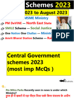 Central Govt Schemes 2023