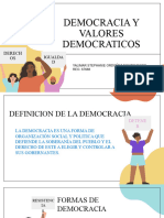 Democracia y Valores Democraticos