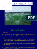 Sprinkler Irrigation