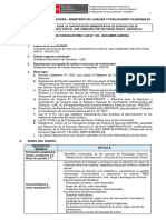 Convocatoria para La Contratación Administrativa de Servicio Cas de Un/A (01) Admisionista para El Cem Comisaria PNP Sectorial Nazca - Region Ica