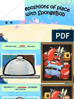 Prepositions of Place With Spongebob Fun Activities Games Games Grammar Drills - 137994
