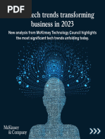 McKinsey Technology Trends Outlook 2023