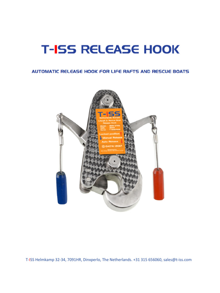 T-ISS PX01 Automatic Release Hook Guide | PDF | Rope | Manufactured Goods