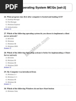 Basics of Operating System Set 2