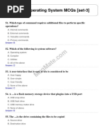 Basics of Operating System Set 3