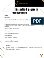 3 Email Per Chi Sceglie Di Pagare in Contrassegno