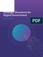 Digital Government Strategic Directions