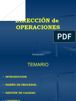 Dirección de Operaciones - Procesos