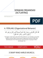 ManSyarPertemuan5 - Menggerakkan Organisasi (Actuating)