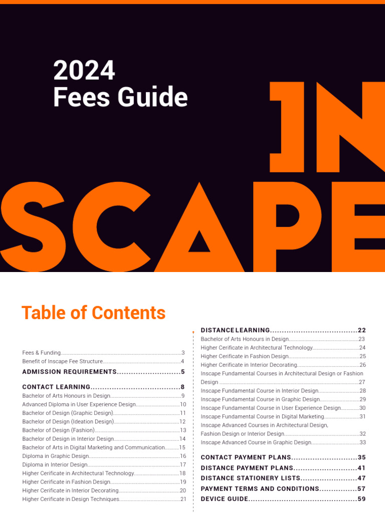 2025 Fees Guide PDF