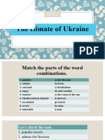 The Climate of Ukraine