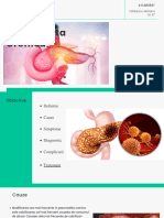 Pancreatita Cronica: 2022 Colegiul de Medicina Orhei A Elaborat Odobescu Mariana GR 47