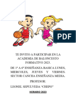 Academia de Baloncesto Formativo 2023