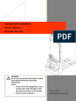 Manual Apilador Eléctrico PSE12N