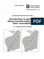 Introduction To Geodetic Datum Transform