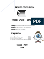 ENSAYO ARGUMENTATIVO Segunda Parte