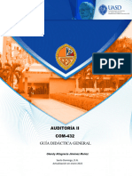 Guía Didáctica Auditoría II CON-432