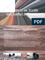 Case Study On Textile and Leather Industries