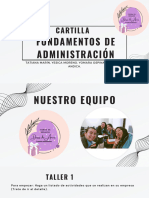 Cartilla Fundamentos de Administración